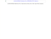 Tablet Screenshot of aldanamuebles.com.ar